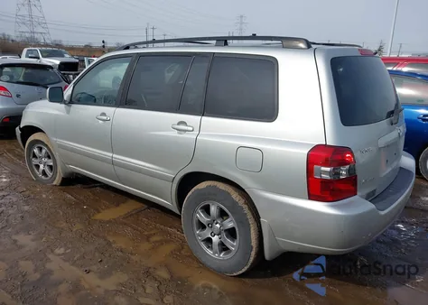 2005 Toyota Highlander V6 z USA, uszkodzony, nr VIN JTEEP21A550072237